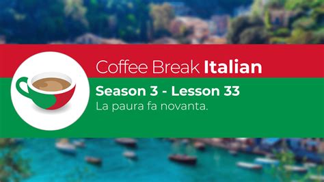 coffee break italian|coffee break italian season 3.